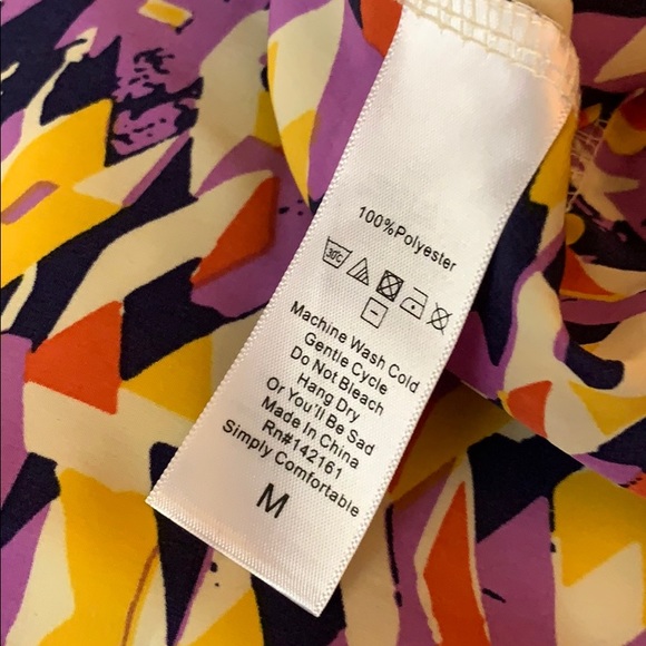 Lularoe Lindsay Kimono size M like New - Picture 4 of 4